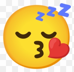 Emoji Mashup Bot - Schlafender Smiley,Emoticon For Kissing