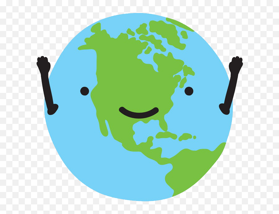 Earth Clipart - Clipartworld Happy Planet Earth Clipart Emoji,Lightning Bolt Emoticon