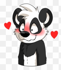 Pin - Stickers Paco Panda Emoji,How To Draw Emotions Of Furries