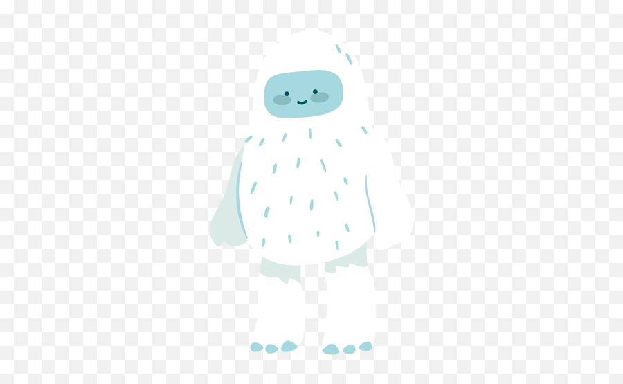 Cute Smiling Yeti - Transparent Png U0026 Svg Vector File Supernatural Creature Emoji,Instagram Emoji Meanings Snowman