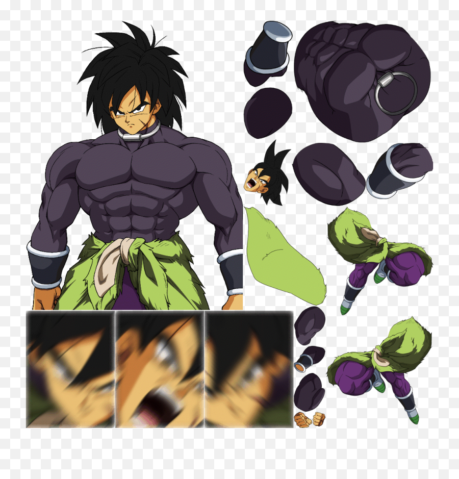 Cheelai Lemo Emotional Fury Broly - Goku And Broly Fusion Drawing Emoji,Broly Emotions