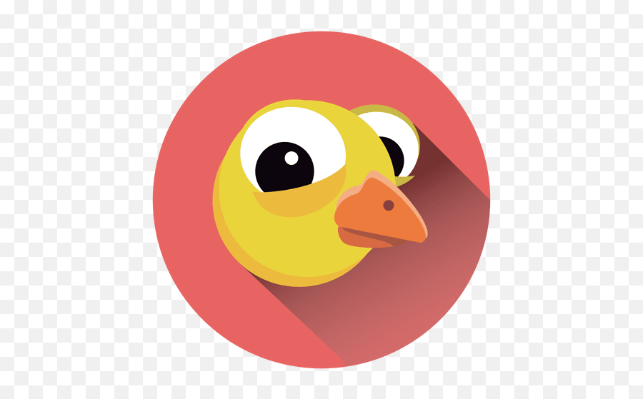 Chicken Cartoon Circle Icon - Transparent Png U0026 Svg Vector File Pico De Pollo Dibujo Emoji,Bird Emoji Pillows