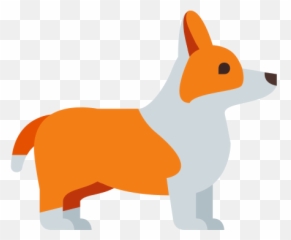Corgi Icon In Color Style - Pembroke Welsh Corgi Emoji,Animated Corgi Emojis