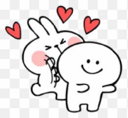 Rabbit Doodle 02 Whatsapp Stickers - Stickers Cloud Emoji,Bunny Heart Emoji