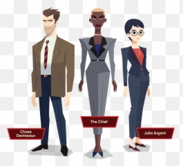 Characters And Videos - Chase Devenour Carmen Sandiego Emoji,Villain Change Faces With Emotions