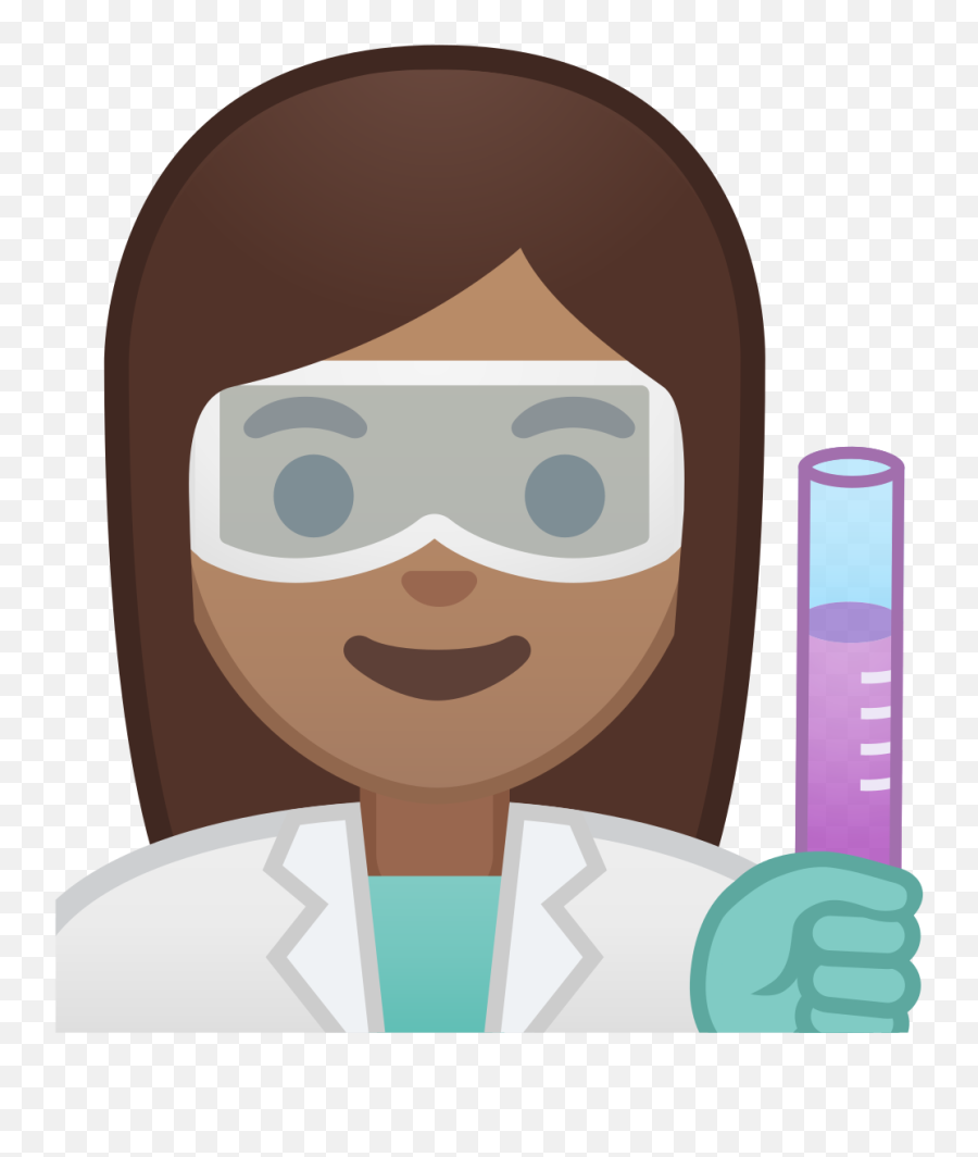 Chemist Emoji - Shefalitayal Black Woman Scientist Icon,Where Is The Gorilla Emoji