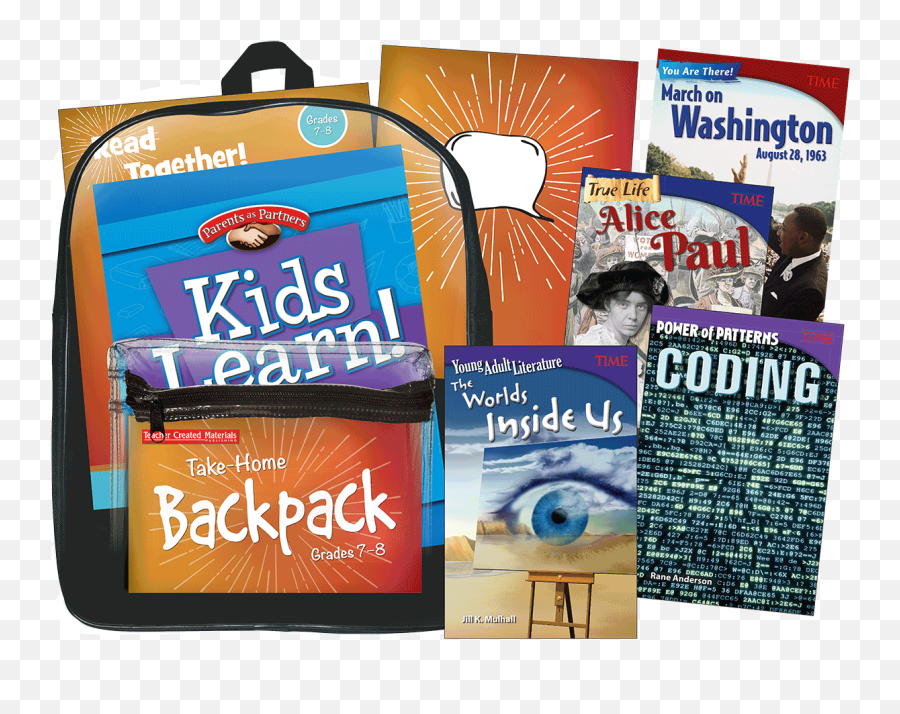 Take - Home Backpacks Teacher Created Materials Backpack Summer Reading Emoji,Emotion Recognition Pictures Kindergarten