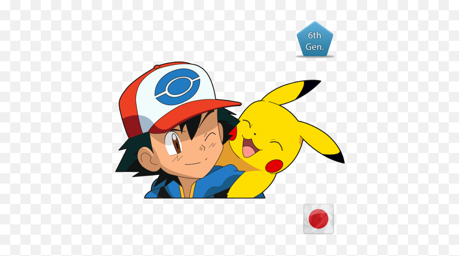 Pikachu Ash 7eleven - Pokemonget Ottieni Tutti I Pokemon Emoji,Pokemon Yellow Pikachu Thunder Emotion