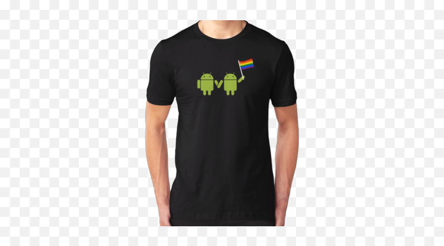 Show Your Pride With The Best Android - Themed Pride Shirts Dark Tv Series T Shirt Design Emoji,Thinking Emoji Shirt