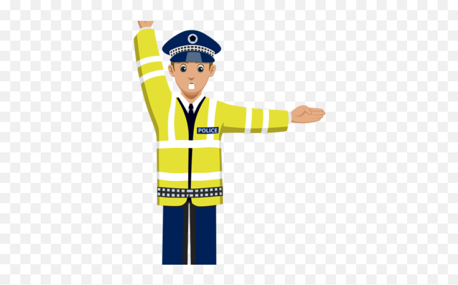 Traffic Police Clipart - Png Download Full Size Clipart Emoji,Police Emoticon Lights