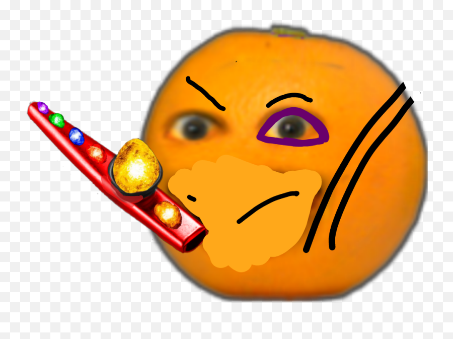 Annoyingorange Kazoo Nano Sticker - Woodwind Instrument Emoji,Kazoo Emoji