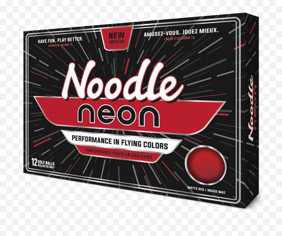 Noodle Golf Balls Red 12 Pack Emoji,Bowl Of Noodles Emoji