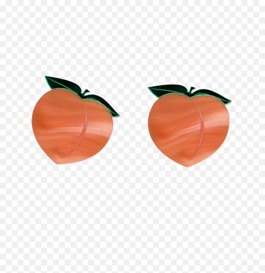 Peach Earrings Emoji,Devour Emoji Peach Earrings Emoji,Devour Emoji
