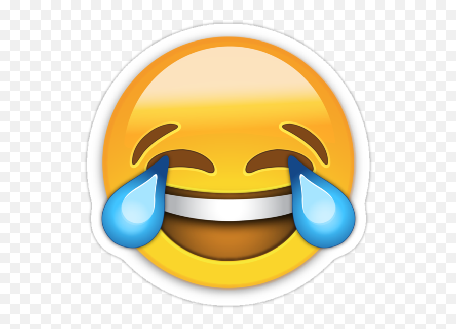 Cry Laughing Emoji The Word - Emoji Laughing Png,Toxic Emoji