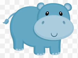 Hippo Hippopotamus Cute - Hipopotamo Safari Baby Png Emoji,Hippopotamus Emoji