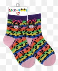 Ty Dotty Sock - Ty Socks Dotty Emoji,Emoji Socks For Girls