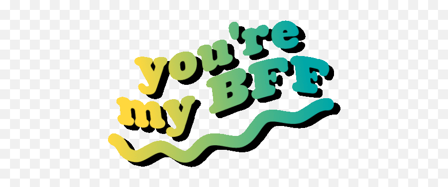 Youre My Bff Best Friend Gif - Youremybff Bestfriend Dot Emoji,Friendship Emoji