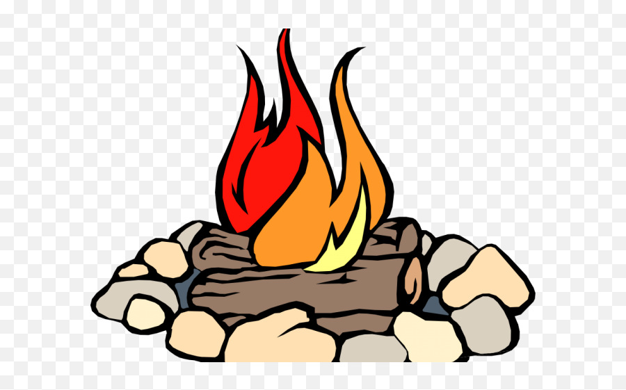 Computer Clipart Fire - Coloring Page Of Fire Png Download Clip Art Fire Camp Emoji,Fleur De Lis Emoji Iphone