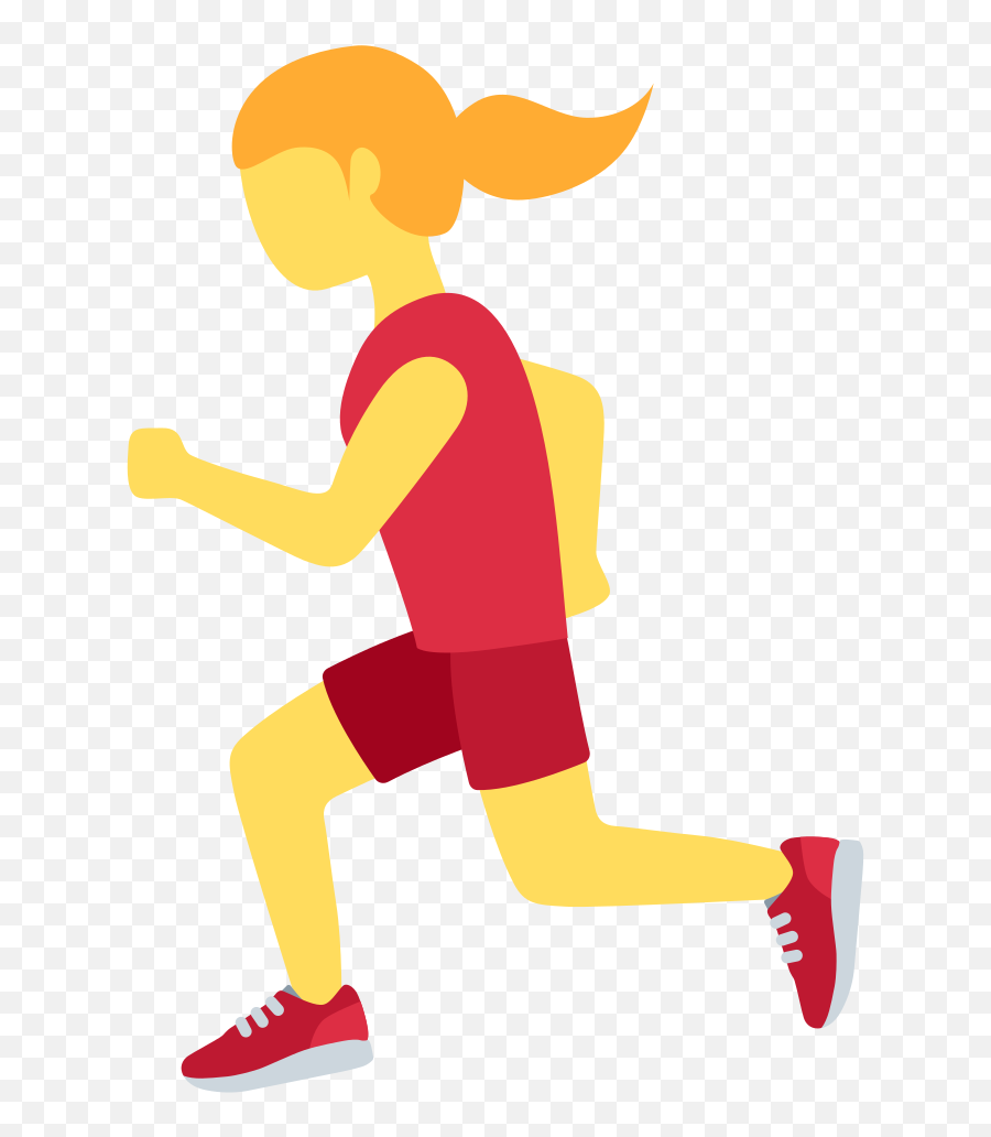 Woman Running Emoji - Runner Emoji,Women Power Emojis Copy Paste
