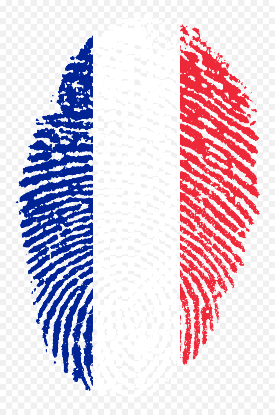 France France Flag Fingerprint Country Pride Iden France - Guatemala Flag Wallpaper Iphone Emoji,French Flag Emoji