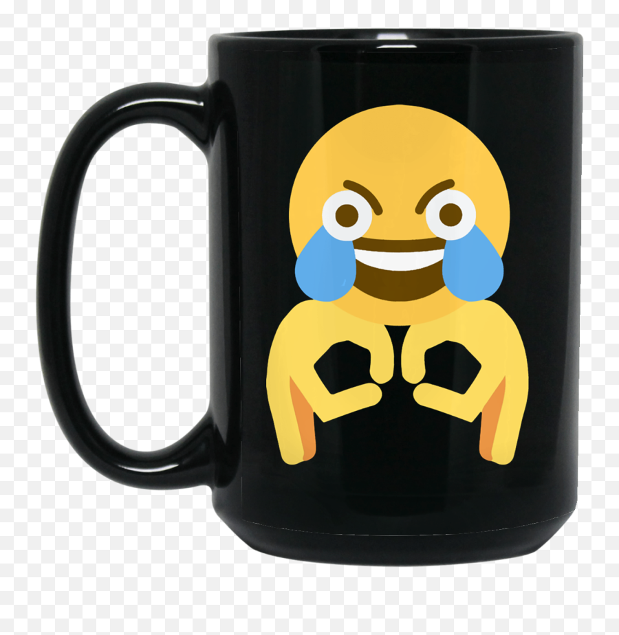 Open Eye Crying Laughing Emoji Dank Epic Meme Ok Hand Sign Coffee Mug - Meme Laughing Emoji Ok Hand,Ok Hand Emoji