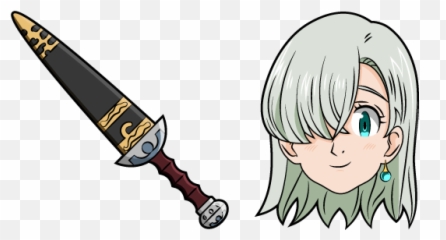 Seven Deadly Sins Elizabeth Liones And - Elizabeth Cursor Emoji,Princess Elizabeth Anime Emotions
