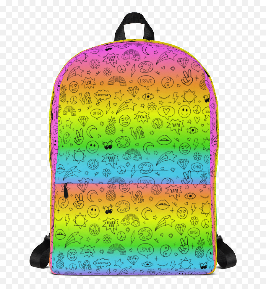 Doodle Icons Backpack - South Park Kenny Backpack Emoji,Joggers With Designs Emojis