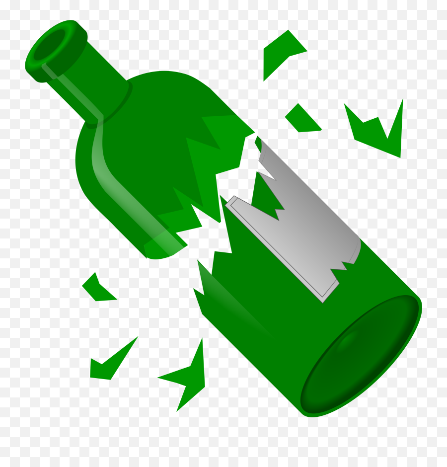 Broken Bottle - Broken Bottle Clipart Png Download Full Broken Bottle Clip Art Emoji,Baby Bottle Emoji Clipart