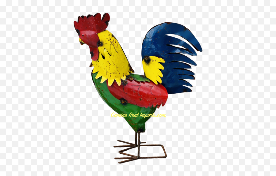 Newraz Imports27 Standing Metal Rooster Weathervane - Comb Emoji,Laughing Emoticon Christmas Ornament