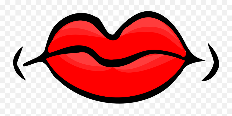 Clear Lips Clip Art At Vector Clip Art - Clipartix Cartoon Lips Clip Art Png Emoji,Zip Lip Emoji