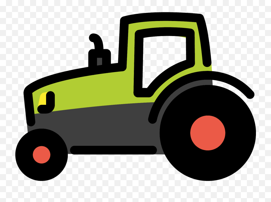 Tractor Emoji Clipart - Tractor Emoji,Skateboard Emoji