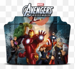 Los Vengadores Los Heroes Mas Poderosos - Avengers Assemble Folder Icon Emoji,Como Aparecen Los Emojis De Los Avengers