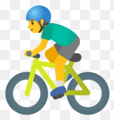 Hombre En Bicicleta Emoji - Railway Museum,Emoticon De Carita Babeando