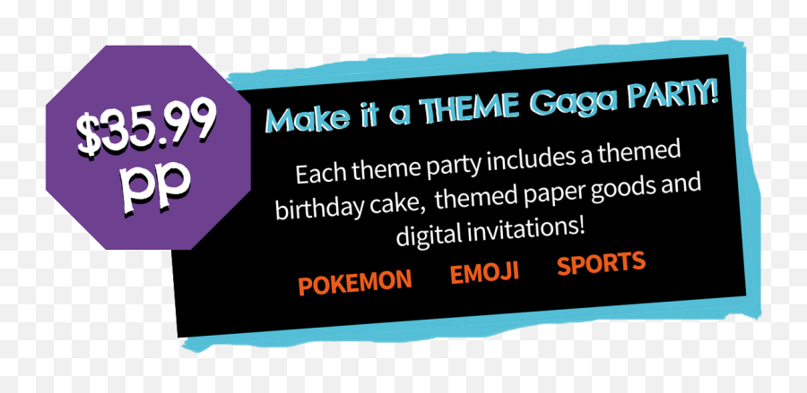 Theme Birthday Party The Gagasphere - Vaude Emoji,Pokemon Emoji
