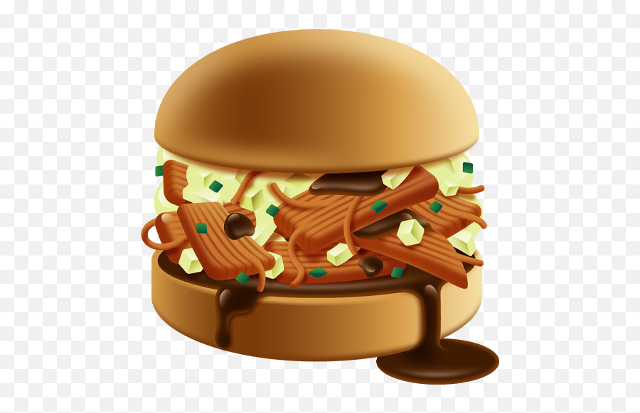 Sunday Buro - Hamburger Bun Emoji,Hamburger Emoji