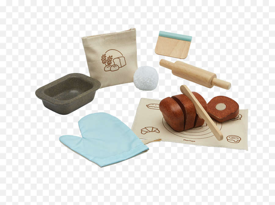 Bread Loaf Set - Plan Toys Bread Loaf Set Emoji,Play Dough Mats Emotions