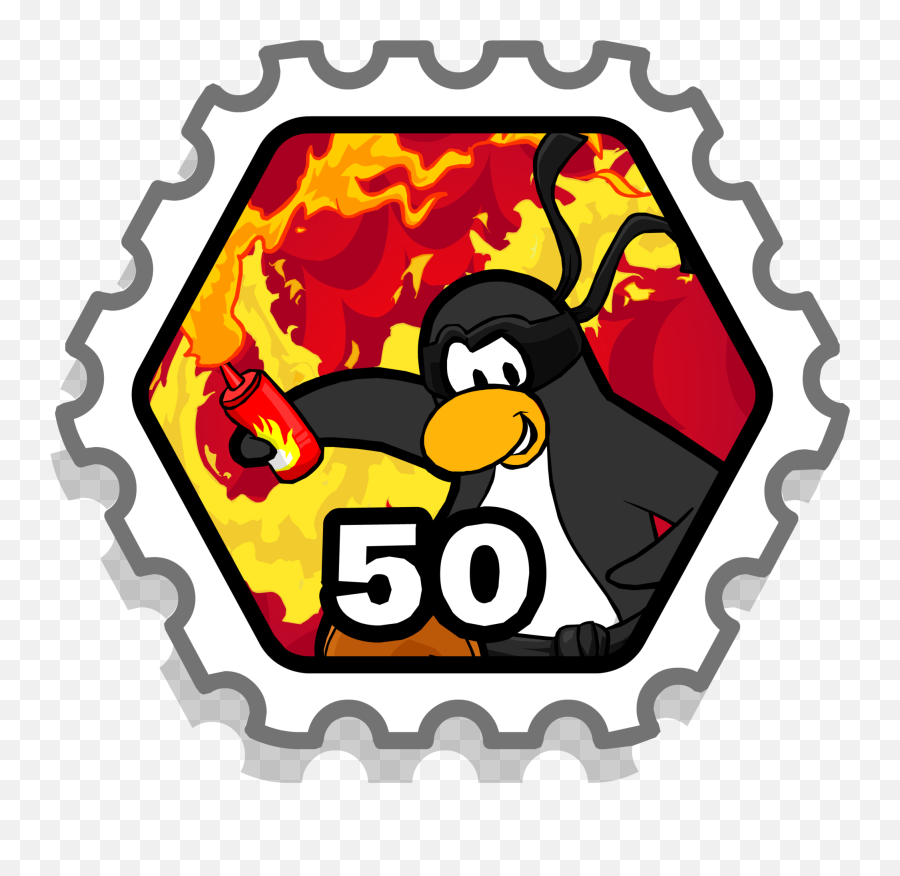 Fire Expert Stamp Club Penguin Wiki Fandom Emoji,Cpr Emojis