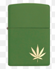 Marijuana Leaf On The Side - Zippo Lighter Mushroom New Solid Emoji,Weed Emoticon Reggae Transparent