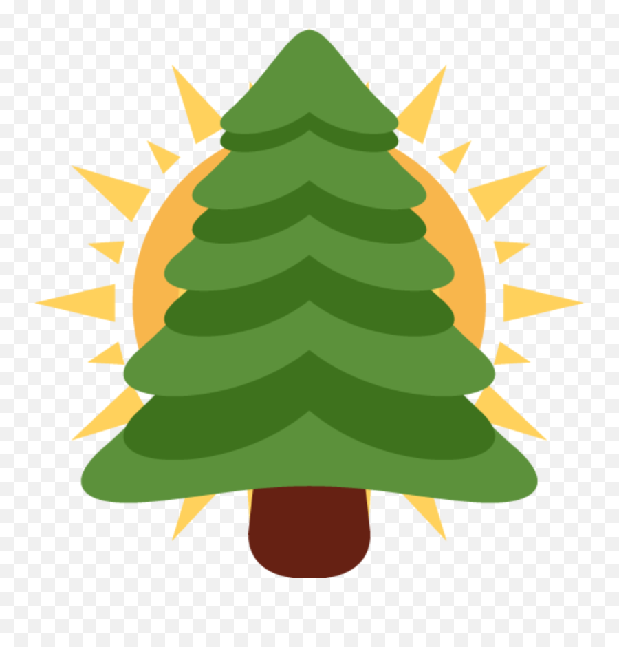 The Greater Northwoods - New Year Tree Emoji,Emoji Fur Tree