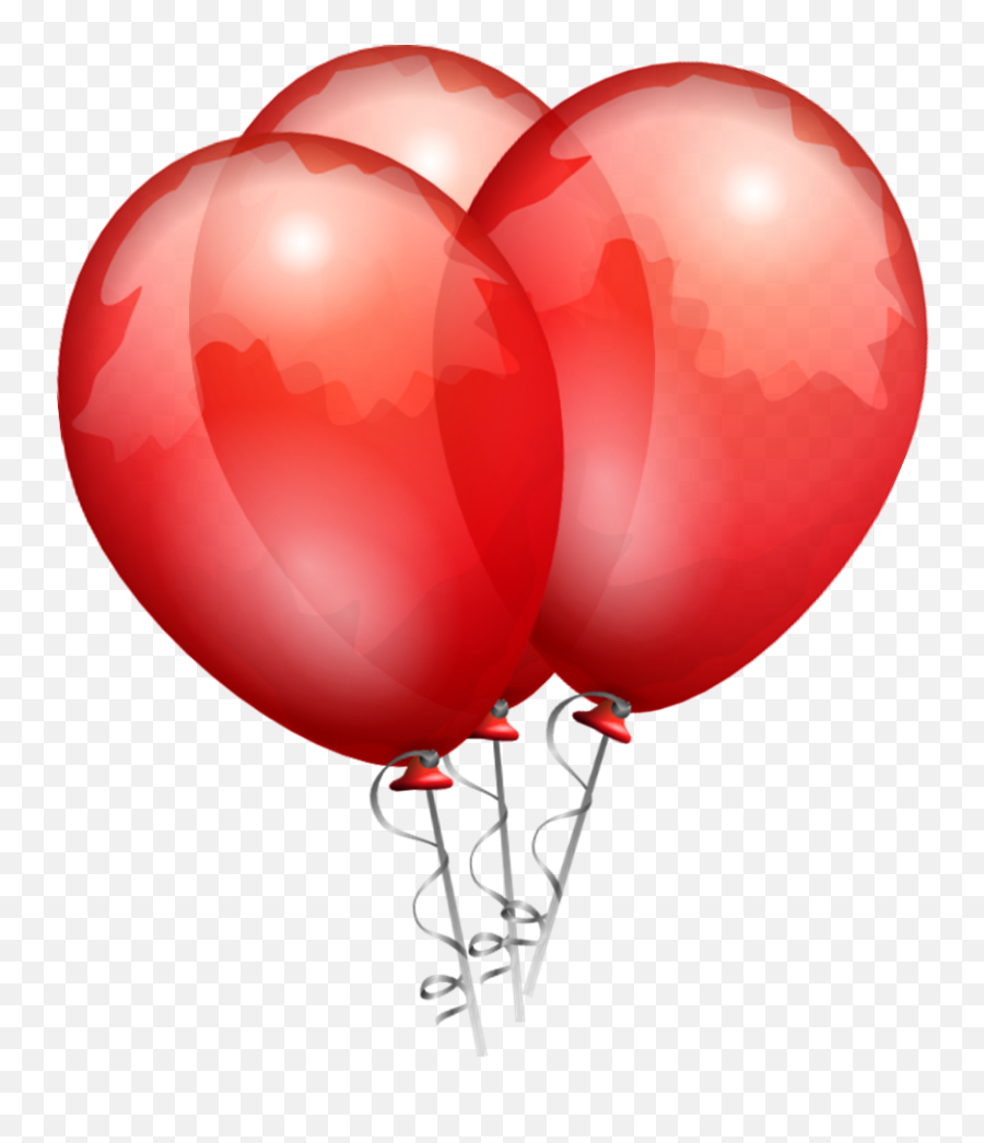 Red Balloons Png Image Background - Red Balloons Png Emoji,Red Ballon Emoji Hd