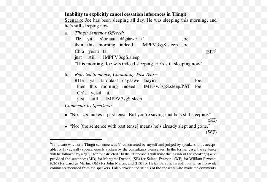 The Implicatures Of Optional Past Tense In Tlingit And The Emoji,Past Tense Emotions French