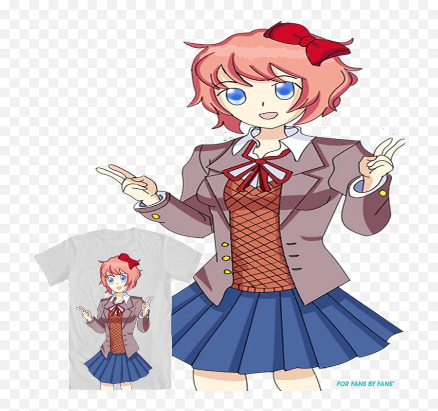 Doki Doki Literature Club - Forfansbyfans Tshirts Designed Emoji,Emojis Doku Doku Literature Club