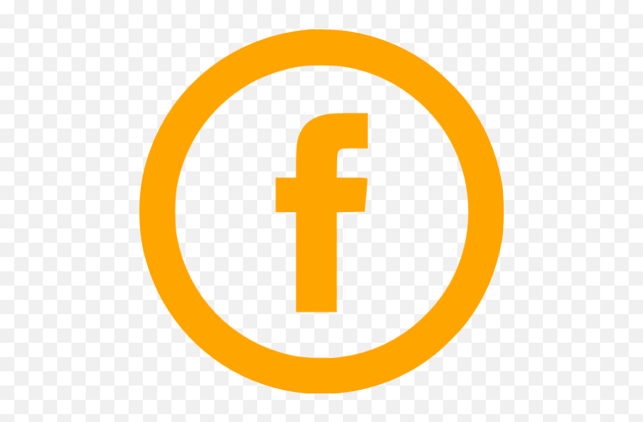 Orange Facebook 5 Icon - Free Orange Social Icons Emoji,Facebook Zodiac Emoticons