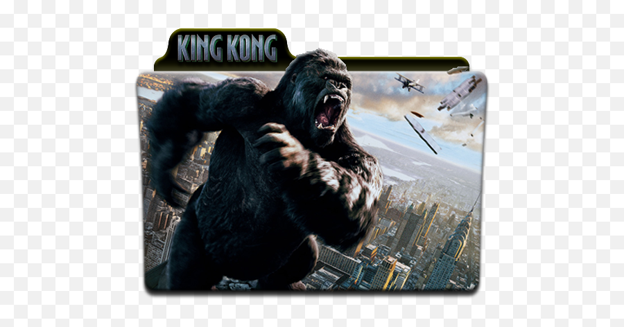 King Kong Folder Icon Png - Designbust Emoji,Three Monkey Emojis What Movie