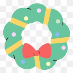Woman With Christmas Wreath Clipart Illustrations U0026 Images Emoji,Christmas Emoji Military