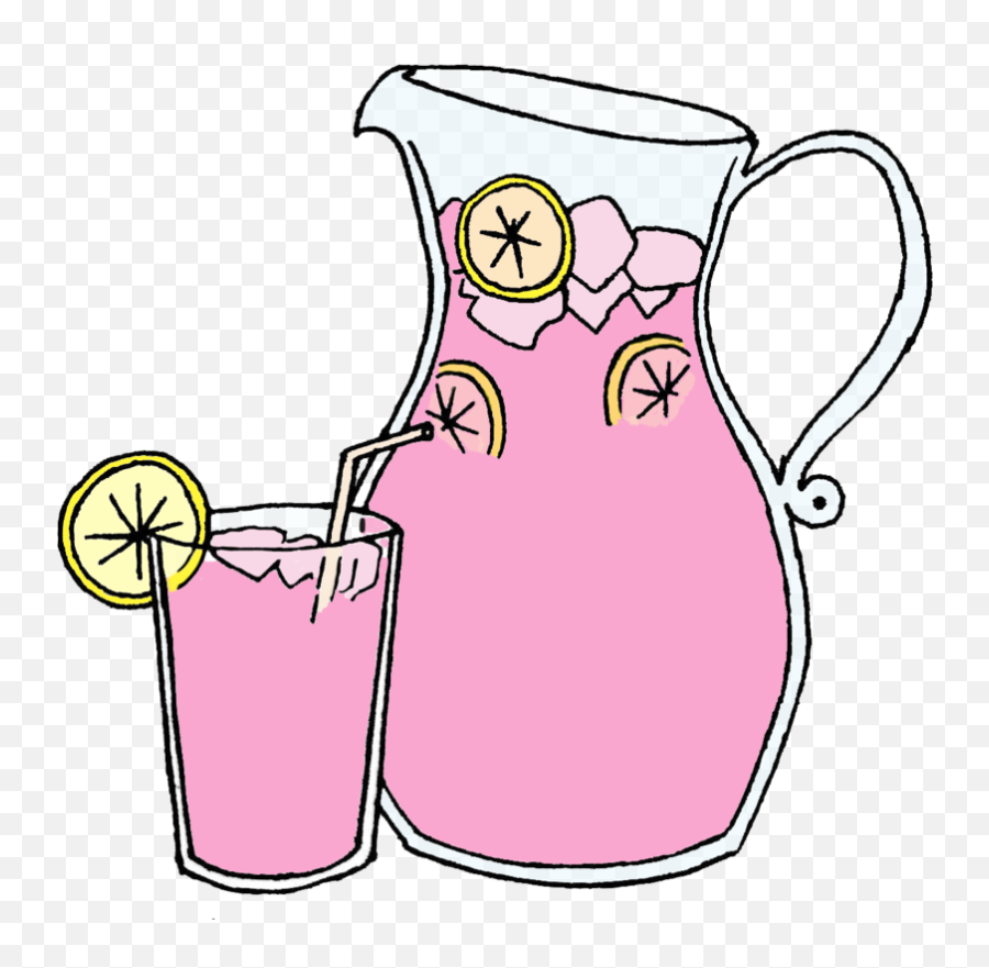 Lemonade Stand Clipart - Png Download Full Size Clipart Emoji,Pink Lemonade Emoji