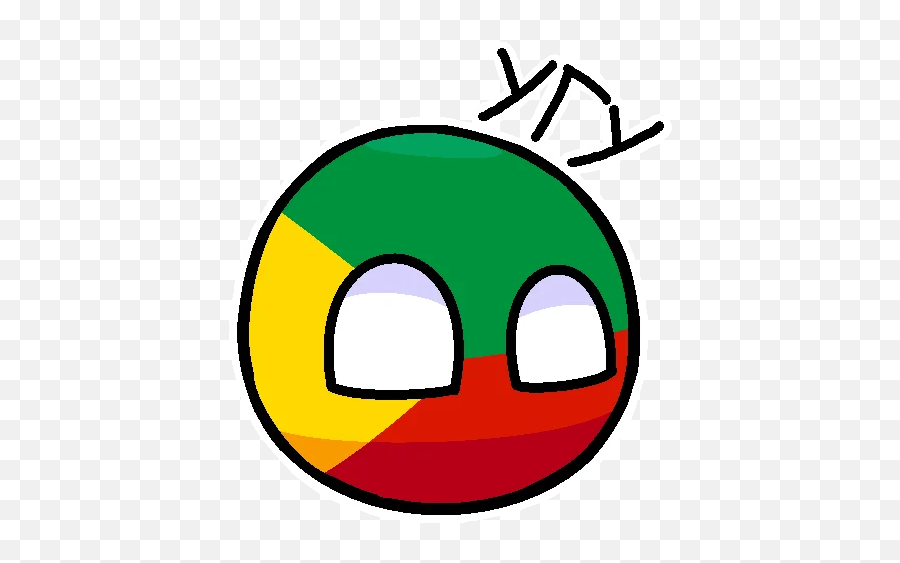 Telegram Sticker U200d From Countryballs Pack Emoji,Congo Emoji