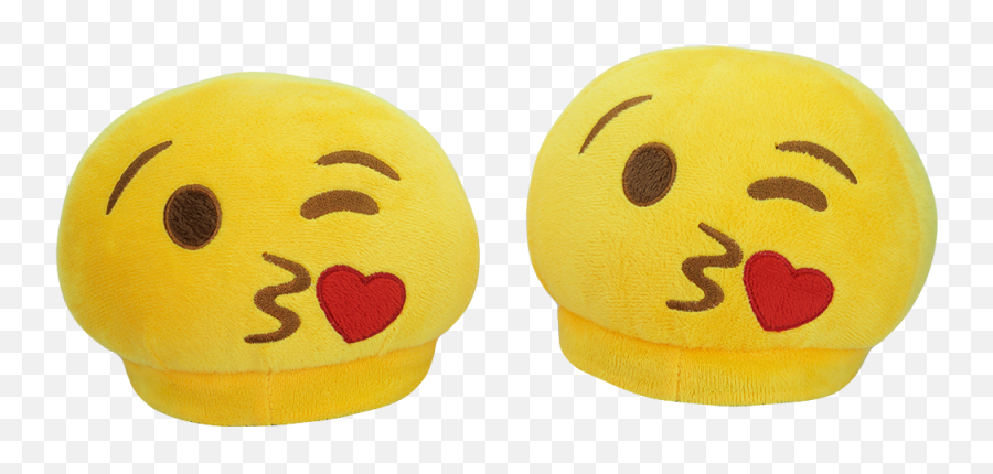 Plushmoji Emoji Slippers - Smiling Face With Horns Plushmoji,Emoji Face