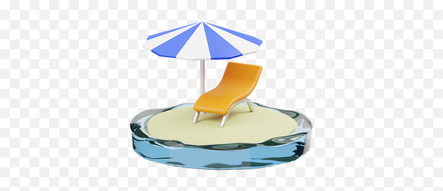 Beach Umbrella 3d Illustrations Designs Images Vectors Hd Emoji,Yellow Umbrella Emoji