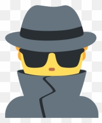 Man Detective Emoji Clipart Free Download Transparent Png,Discord Logo Emoji Copy Paste